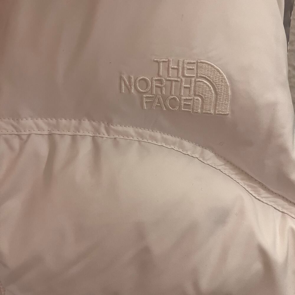 The North Face 700 Down Nuptse Vest Women M White Goose Puffer Y2K Gorpcore - Picture 6 of 15